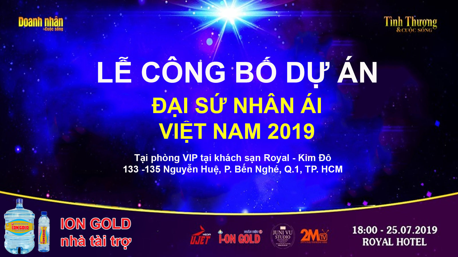 Nước Uống Ion Gold Dự án Nhân ái Việt Nam 2019