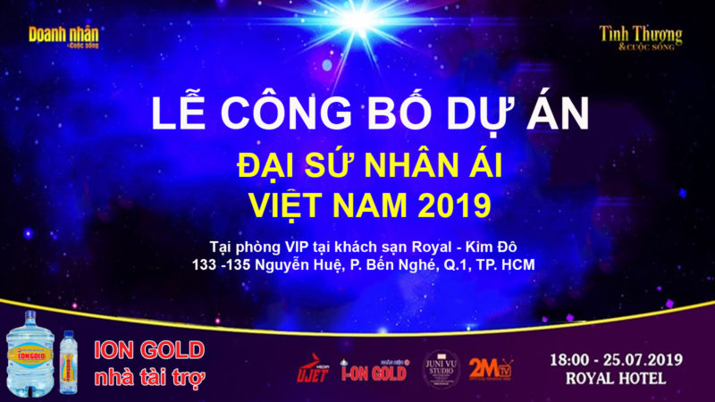 Nước Uống Ion Gold Dự án Nhân ái Việt Nam 2019